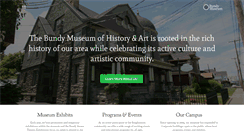 Desktop Screenshot of bundymuseum.org